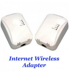 Powerline Network adapter kit (2 pcs) 85Mbps for electrical outlets