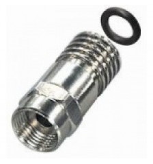 F connector Crimp to 1.0cm cables Waterproof O-Ring