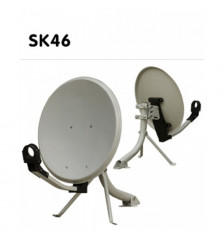 46x50cm Hyro SK Satellite dish (incl ground / wall mount)